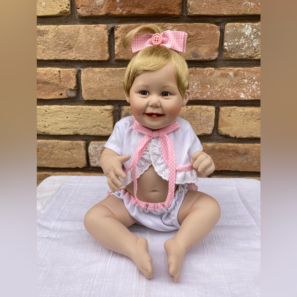 Vintage Ashton Drake Galleries Barely Yours Cute as A Button Porcelain Doll